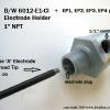BW cast electrode holder one probe assembly
